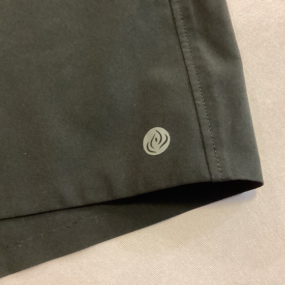 NWOT Apana Women's High Waist Black Paper Bag Shorts SZ Medium $45 - Picture 10 of 14